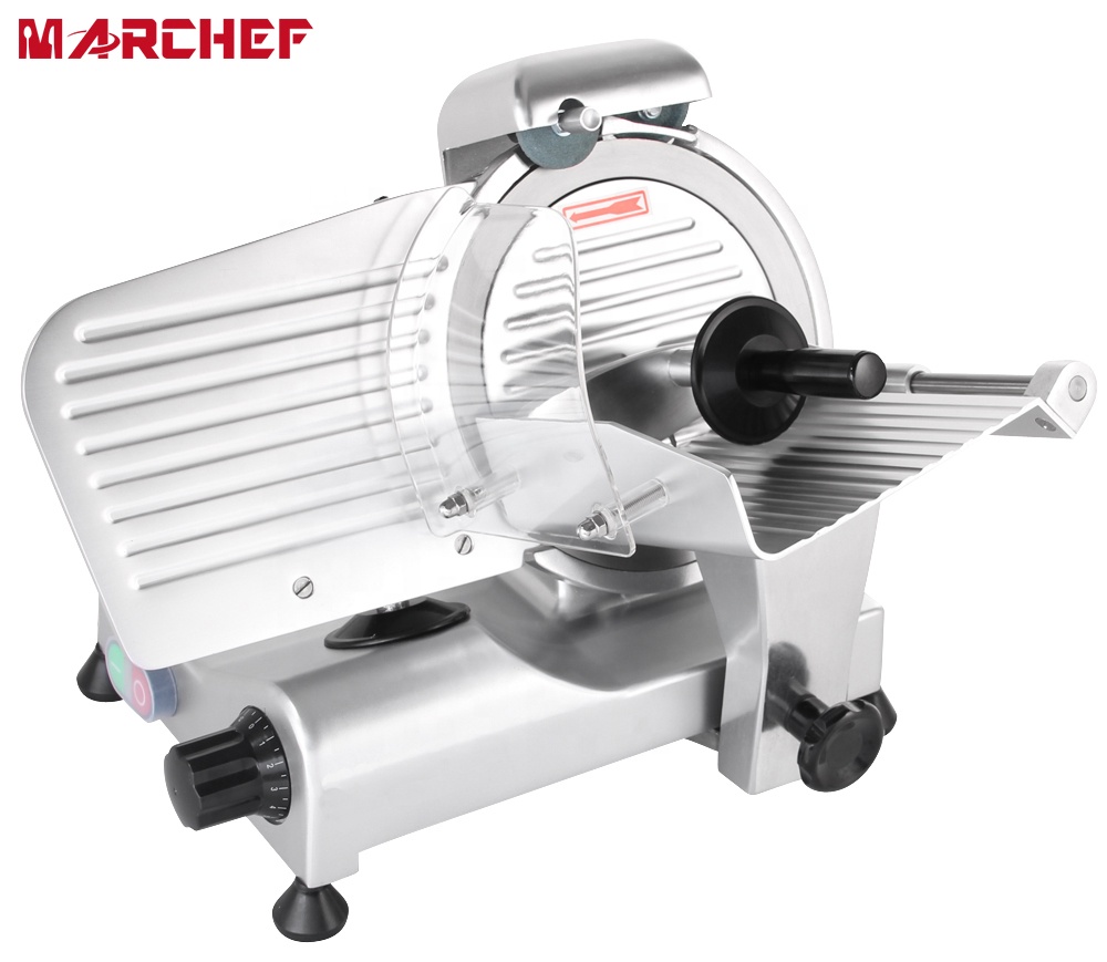 Professional restaurant electric stainless steel industrial frozen meat slicer machine cutter