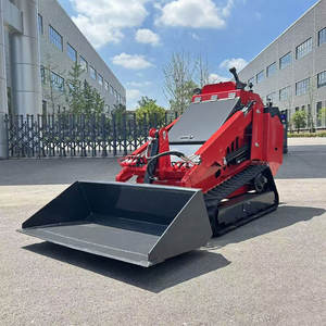 Diesel Mini Skid Steer Track <span class=keywords><strong>Loader</strong></span> untuk rel pertanian EPA bersertifikat jam rendah - Product Image 6
