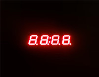 Affichage LED à 7 segments à 4 chiffres de 0,39 pouce de couleur rouge, cathode commune, écran LED d'intérieur