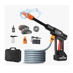 DTWA5-0010 haute pression Portable mousse <span class=keywords><strong>nettoyeur</strong></span> <span class=keywords><strong>vapeur</strong></span> lavage pistolet sans fil électrique nettoyage batterie au Lithium Machine de lavage de voiture - Product Image 3