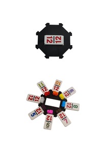 <span class=keywords><strong>Jeu</strong></span> <span class=keywords><strong>de</strong></span> <span class=keywords><strong>dominos</strong></span> personnalisé Beecomely <span class=keywords><strong>Mexican</strong></span> <span class=keywords><strong>Train</strong></span> Double Twelve Digital Mikado, 91 jetons, <span class=keywords><strong>dominos</strong></span> en mélamine avec points colorés, pour l'intérieur et l'extérieur - Product Image 4