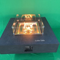 Foyer à gaz extérieur de luxe CG218-5, table à feu d'arrière-cour, foyer au propane, table basse