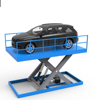 Tables élévatrices stationnaires à ciseaux Élévateur de fret hydraulique électrique fixe 1-10 tonnes Élévateur de voiture de charge
