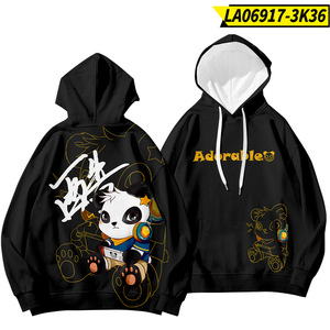 Maglione Pullover con stampa <span class=keywords><strong>Panda</strong></span> nuovo Design all'ingrosso Fitspi felpa con <span class=keywords><strong>cappuccio</strong></span> Casual da uomo stampa 3d per Dropshipping - Product Image 5