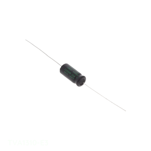 Condensador de Canal de Fabricante, Aluminio, 100uF, 50V, Axial TH, TVA1310-E3, de Montaje a Placa, 100 uF - Product Image 1