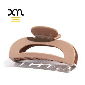 custom cellulose acetate 10.5cm brown hair claw clips for women wholesale lazy large claw clips for thick hair