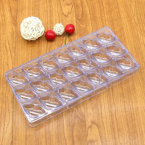 Moule à chocolat en plastique HY Forme de lèvres Moules à chocolat en polycarbonate pour bonbons - Product Image 4