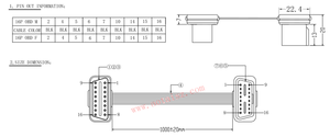 Cable de extensión AOTAI Obd2-Odb2 Cable Car <span class=keywords><strong>Auto</strong></span> 16 pines macho a hembra Obd2 - Product Image 2