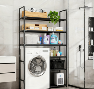 Scaffale di stoccaggio americano In-stock della lavatrice, gabinetto e mobiletto del bagno, scaffale di stoccaggio, scaffale di stoccaggio multifunzionale - Product Image 5