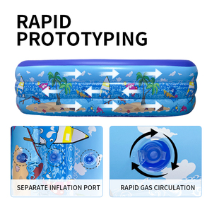 Piscina hinchable para niños y adultos, apta para fiestas acuáticas de verano, piscina hinchable extra grande y gruesa - Product Image 3
