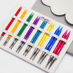 <span class=keywords><strong>KnitPro</strong></span> 50620 Trendz Asequible y colorido acrílico Intercambiable Circular Deluxe <span class=keywords><strong>Agujas</strong></span> de tejer - Product Image 1