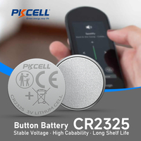 PKCELL Batería de pila de litio primaria Batería de pila seca 3V Cr2325 con buena calidad