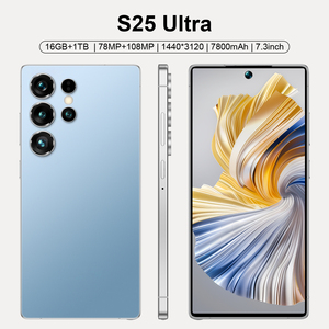 Smartphone 5G débloqué S25 ULTRA Écran 7,3 pouces <span class=keywords><strong>Cam</strong></span>éra arrière 108MP Reconnaissance faciale Batterie 7800mAh Téléphone portable intelligent - Product Image 2