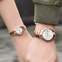 Montres pour amoureux WLISTH, montres de couple étanches, montres à quartz avec calendrier pour homme et femme, montres à quartz en acier inoxydable avec date