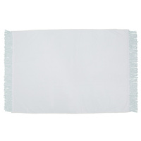 Tapis de prière de luxe carré en polyester antidérapant et rembourré 70x110cm, épaisseur 3mm, couleur unie, brodé, pliable, pour culte musulman
