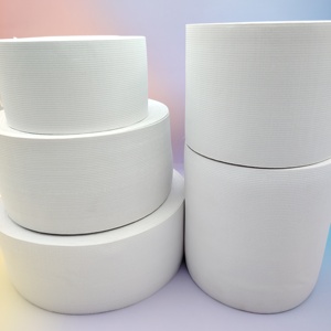 Bande élastique en polyester de 10 cm de large pour accessoires vestimentaires, haute qualité, noir et blanc, en stock – Vente chaude, fournisseur d'usine - Product Image 1