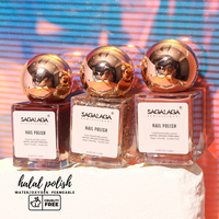 Vernis à ongles vegan de luxe, écologique, halal, 12 ml, séchage rapide, super brillant, vernis à ongles scintillant avec plus de 1000 couleurs
