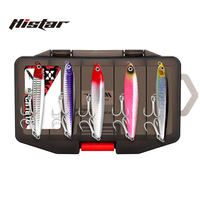 HASIDA Leurre de pêche type crayon coulant, haute qualité, avec revêtement laser pour un nage réaliste, longue portée et œil artificiel 3D, pour la pêche au lancer.