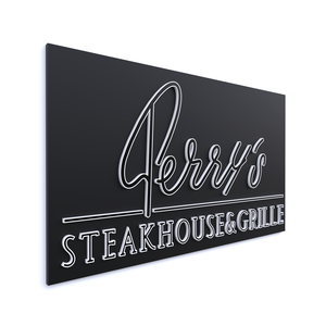 Outdoor Store Acrylic Customized Front Lit Sign Letter Road Signs Open Frontlit Letters Vintage Logo Led Light Box