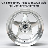Jantes en alliage usinées sur mesure FLowtone Wheel Factory 15x8 ET0 4x100 4x114.3 multi PCD pour berline compacte