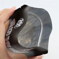 Pochette debout personnalisée Sac d'emballage en plastique à fermeture éclair pour emballage de chaussettes/emballage en tissu