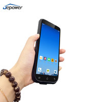 Jepower Android 12 GMS IP67 PDA mobile industriel robuste de 6 pouces, lecteur de codes-barres 1D/2D, NFC RFID 4G, collecteur de données d'entrepôt, gestion des stocks