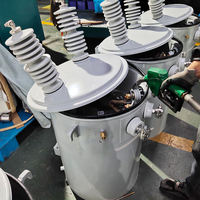 Transformadores Sumergidos en Aceite D11 a Precio Competitivo, 50/60HZ, 11kV, 220V/440V, 75KVA, 167KVA, Transformador Monofásico de Cobre