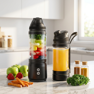 Licuadora Portátil Personalizada de Fábrica, Fácil de Transportar, con Carga USB y Batería, para Batidos de Frutas, Uso Doméstico y de Viaje - Product Image 1
