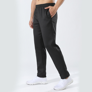 Mens Casual Gym Jogging Activewear Elasticity Slim <b>Stacked</b> Track Pants With Quick Dry Zipper Polyester <b>Jogger</b> Trousers - Product Image 1