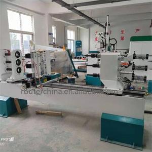 TJ1512 Tian Jiao Machine de tour CNC automatique robuste Centre de tournage du bois à trois axes pour le contrôle Fanuc des poteaux <span class=keywords><strong>en</strong></span> bois - Product Image 6