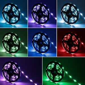 Kit de barres lumineuses LED 5050 pour éclairage d'ambiance TV, avec alimentation USB 5V basse tension, étanche, époxy, et télécommande RGB. - Product Image 2