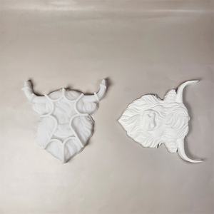 Handmade <b>Resin</b> Casting <b>Molds</b> for DIY Decorative Ornaments Ins Style Silicone Bull head ornaments <b>Mold</b> X0510 - Product Image 5