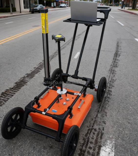 Wireless High-Speed High Accuracy Ground-Penetrating Radar YL-GPR GPS/RTK 0~30m Deep Underground Pipeline Detection 1 Year