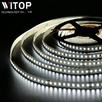 Haute efficacité DC12V/DC24V Flexible SMD2835 puce LED corde 3000K/4000K/6500K blanc chaud 2835 Led bande avec commande vocale