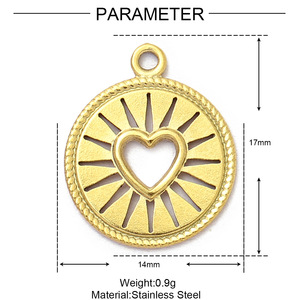 Vintage Football <strong>Baseball</strong> DIY Stainless Steel <strong>Women's</strong> Heart Sun <strong>Boots</strong> Star Chili Pendant Necklace - Product Image 4