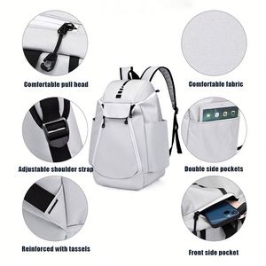 Hot Sale Student Casual Sports <b>Backpack</b> Outdoor Waterproof Sports Bag Custom <b>Backpack</b> with logo <b>Backpack</b> Football Storage Bag - Product Image 6