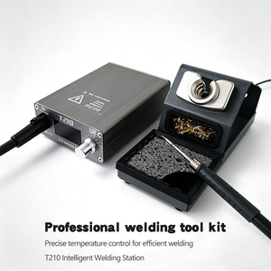 Kit de fer à souder à chauffage rapide sans plomb <span class=keywords><strong>OSS</strong></span> Team T210 2S pour téléphones mobiles, station de soudage en acier au carbone 75W - Product Image 2
