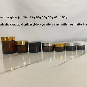 Tengjian hổ phách 6oz 8oz 100ml 250ml 300ml vàng mỹ phẩm bộ cơ thể nhựa bơ kem Jar dầu gội dầu điều hòa bơm chai - Product Image 4