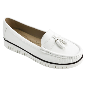Ca444-1 Nuevos Mocasines Suaves Estilo Loafer, Zapatos Planos de <span class=keywords><strong>Ballet</strong></span> con Punta Redonda y Suela para Caminar, Calzado Casual Cómodo para Mujer - Product Image 4