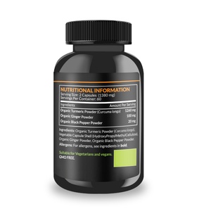 Cápsulas de Cúrcuma y Curcumina Recién Llegadas para la Salud de las Articulaciones, el Cerebro, el Corazón y el Sistema Inmunitario para Adultos, Suplemento de Cúrcuma y Curcumina - Product Image 5