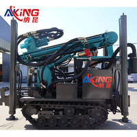 Nouvelle machine de forage de puits d'eau mobile de 160 m de haute qualité, prix usine, équipement de forage de puits profond