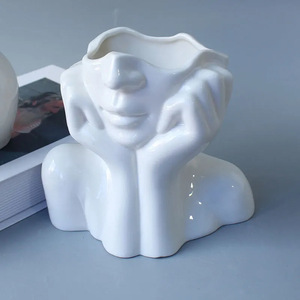 Goddess Themed Flowerpot Mold For Home Decoration Handmade Plaster Mold - Product Image 3