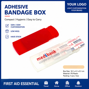 Botiquín de Primeros Auxilios Portátil de Marca Privada, Producto Promocional para el Cuidado de la <span class=keywords><strong>Salud</strong></span>, Marcas de Seguros y Farmacias, Impermeable, de Plástico - Product Image 1