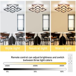 Hiện đại Dimmable dẫn ánh sáng Trần với điều khiển từ xa cho phòng khách Đèn chùm & đèn Mặt dây chuyền cho ngôi nhà sử dụng - Product Image 5