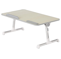 Bureau d'ordinateur réglable table de tour portable petit lit bureau d'écriture bureau de place