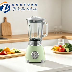 Licuadora Eléctrica Verde Pastel de 1.5L con Jarra de Vidrio, 500W, EK1, Licuadora de Mesa con Función Opcional de Molinillo de Vidrio y Jarra de Plástico para el Hogar - Product Image 2