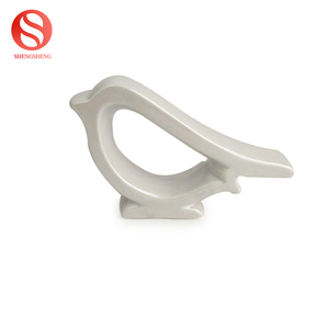 Personalizado de cerámica de adorno naranja Plata Perla brillo plano pájaro estatuilla para la decoración de la <span class=keywords><strong>casa</strong></span> - Product Image 4