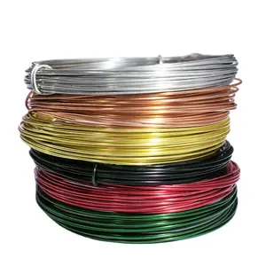 10M / Roll 1mm 1.5mm 2mm 2.5mm 3mm Colored Aluminum Wire Flexible Bendable Metal Craft Wire Or Jewelry Beading Wire
