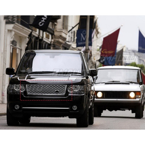 Rejilla de parachoques delantero con ventilación lateral y divisor de entrada de aire para Range Rover Executive 2010-2012 - Product Image 5