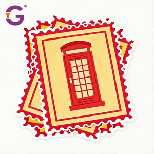 Pegatinas de Vinilo Personalizadas, Resistentes al Agua, para Sobres, Diarios y Agendas, Estilo Sello de Londres, Impresión de Pegatinas de Vinilo - Product Image 2